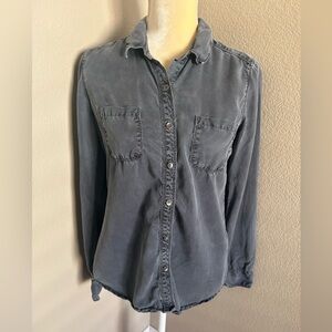 Halogen gray blouse size S